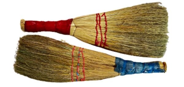 Straw Broom Brush with Small Handle